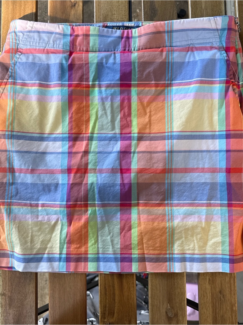 Ralph Lauren Golf Multicolor Plaid Women's Skirt
